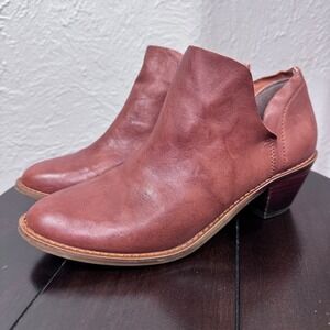 Kelsi Dagger Brooklyn Kenmare Leather Ankle Booties Size 6.5 Boho Festival